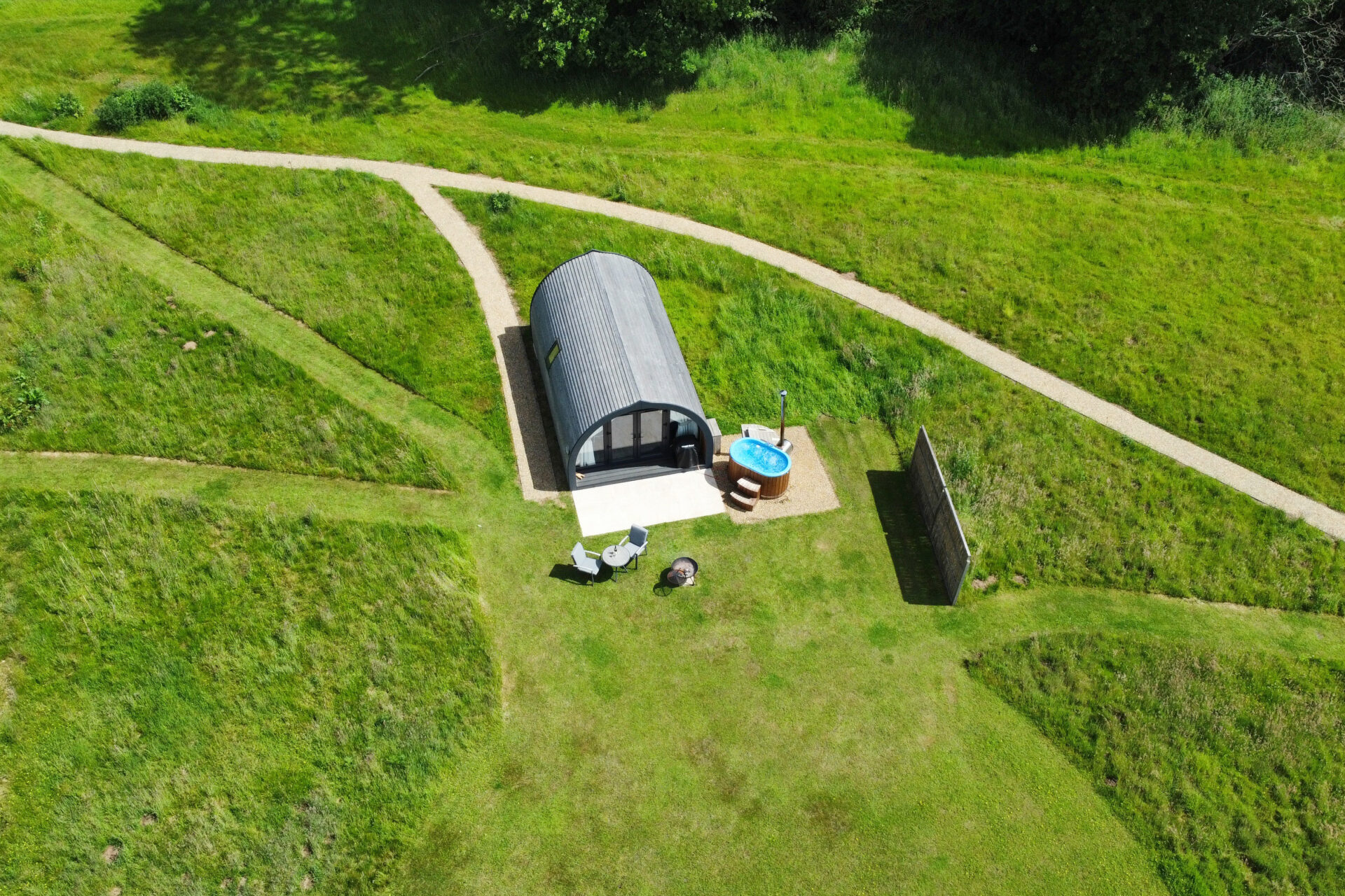 glamping luxury pod hot tub norfolk holiday mini-break couples
